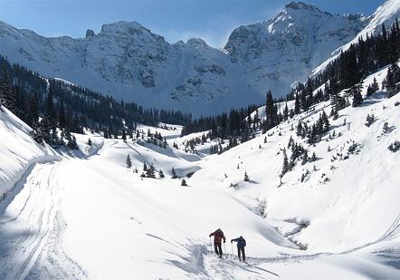 Silverton Colorado back country skiing Silverton Colorado back country skiing