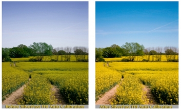 scan photo with color calibration